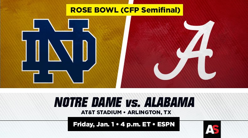 Rose Bowl – Notre Dame vs Alabama
