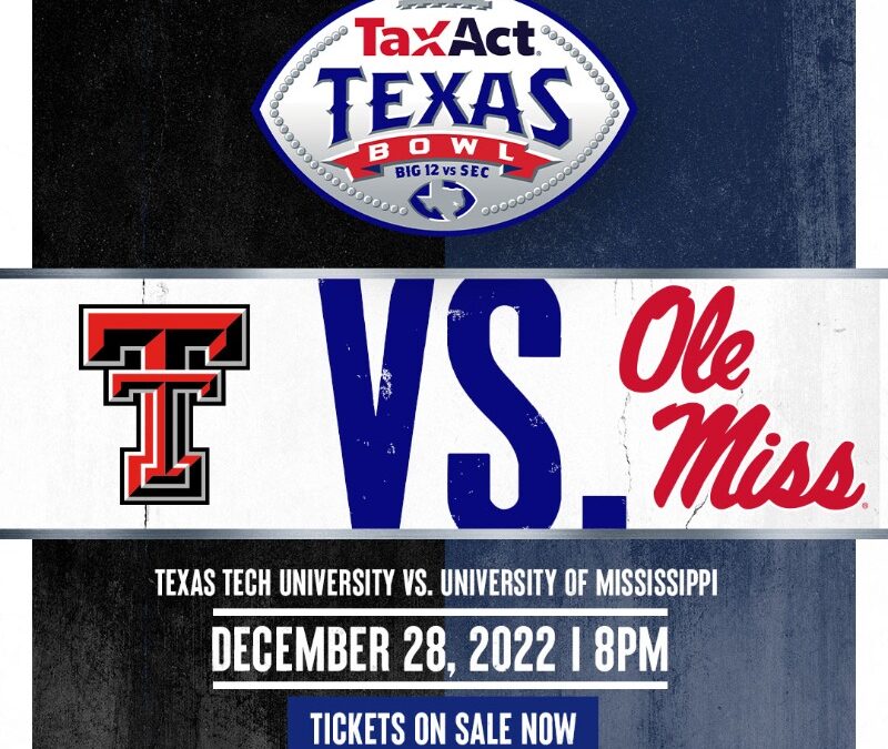 2022 Texas Bowl – Ole Miss vs Texas Tech