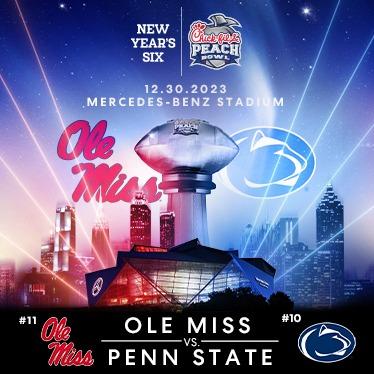 2023 Peach Bowl – Ole Miss vs Penn St